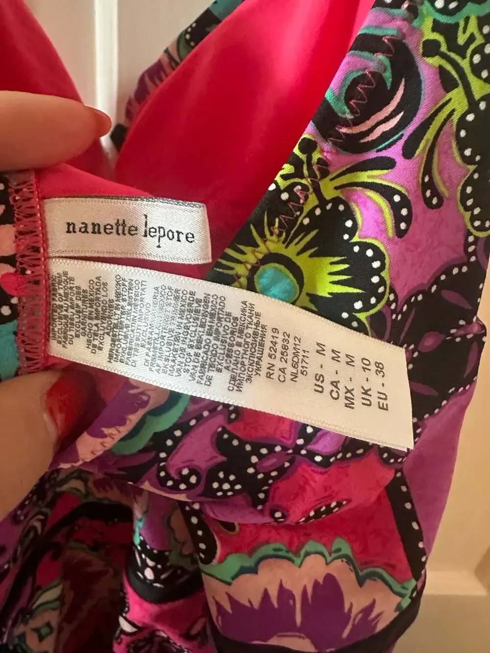 Nanette Lepore Bali Batik Seductress One Piece Swimsuit